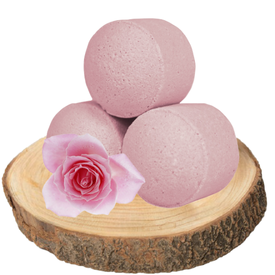 Minis boules de bain - Rose